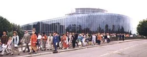França passeata fila