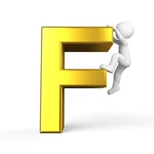 Letra F F maiuscula