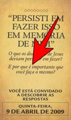 Comer e beber não na ceia